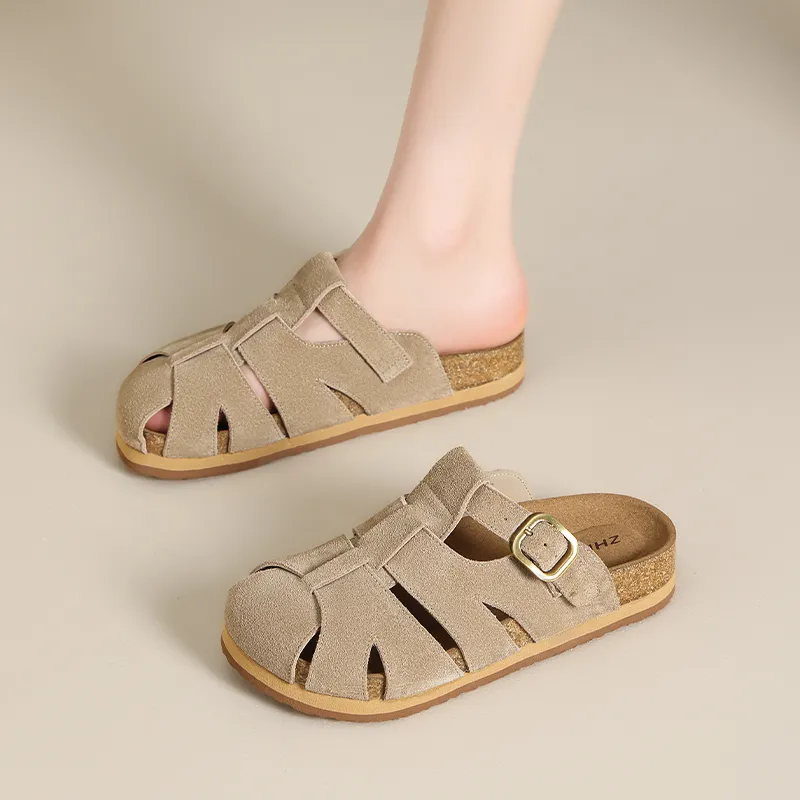 ZHR EVA Quiet Abrasion Resistant Closed Toe Slippers Women's-3