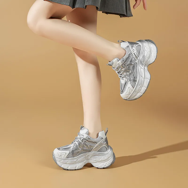 ZHR Serpent Cushioning, Breathable, Supportive, Lightweight Low Top Chunky Sneakers Women's-3