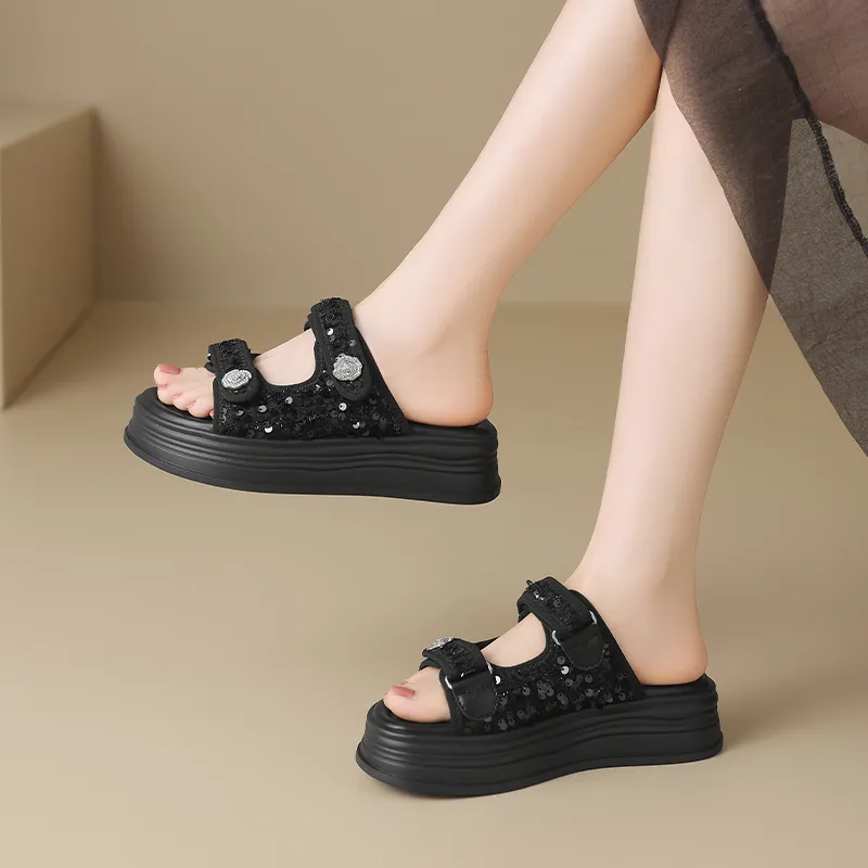 ZHR Quiet Abrasion Resistant Slide Slippers Women's-6