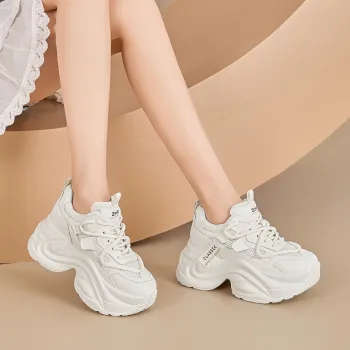 ZHR Cherry Shoes Cushioning, Wear Resistant Low Top Chunky Sneakers Women's