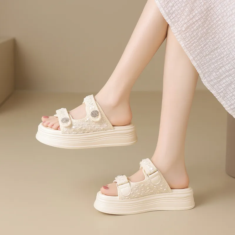 ZHR Quiet Abrasion Resistant Slide Slippers Women's-2