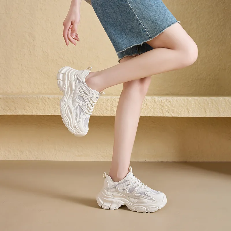 ZHR Abrasion Resistant Low Top Chunky Sneakers Women's-3