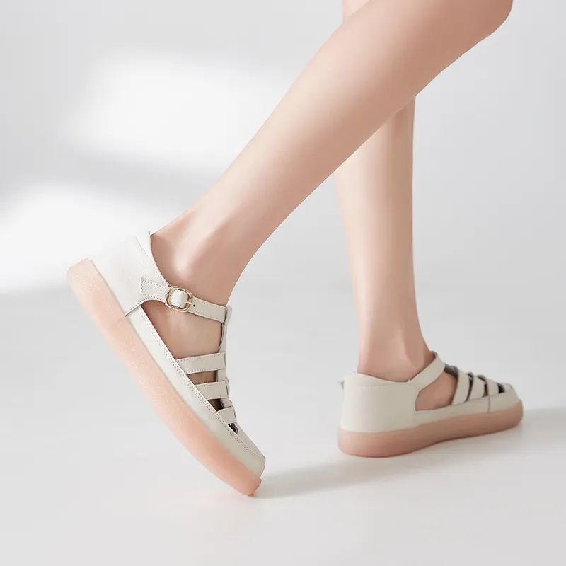 ZHR Roman Sandals Women's Beige-3