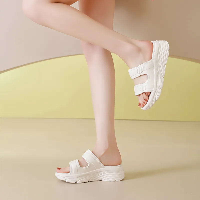 ZHR EVA Odor Resistant, Abrasion Resistant Cushioning Slide Slippers Women's-4