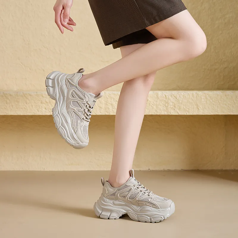 ZHR Abrasion Resistant Low Top Chunky Sneakers Women's-8