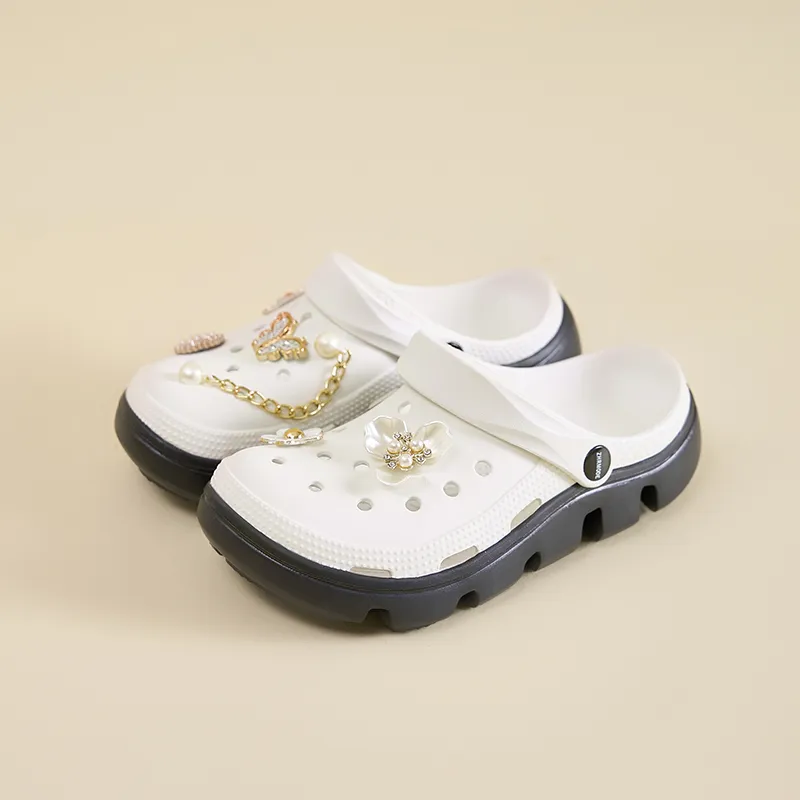 ZHR Eternal Gateway Clogs Women's White Black-2