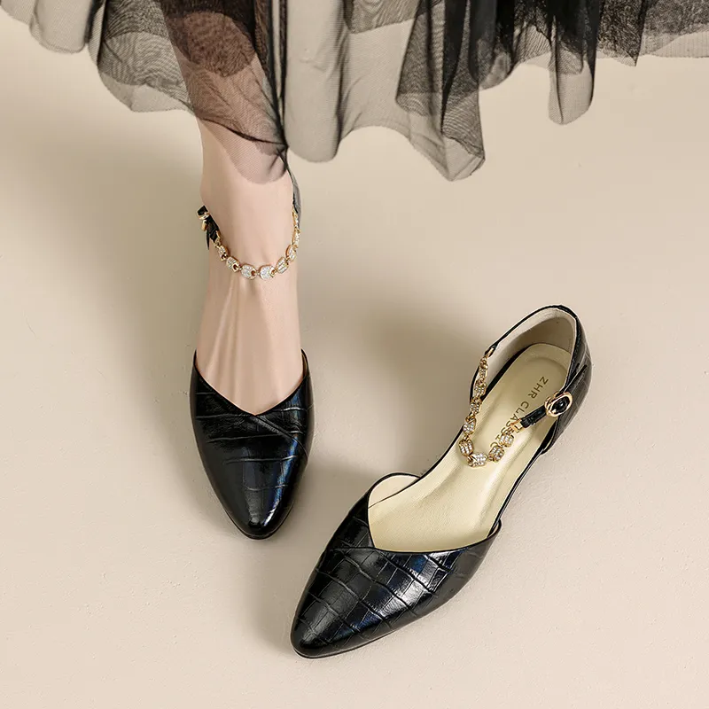 ZHR Cone Heel High Heels Women's-5