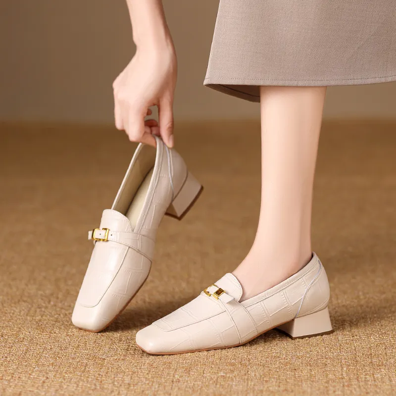 ZHR Loafers Women's Beige/Black/Nude-3