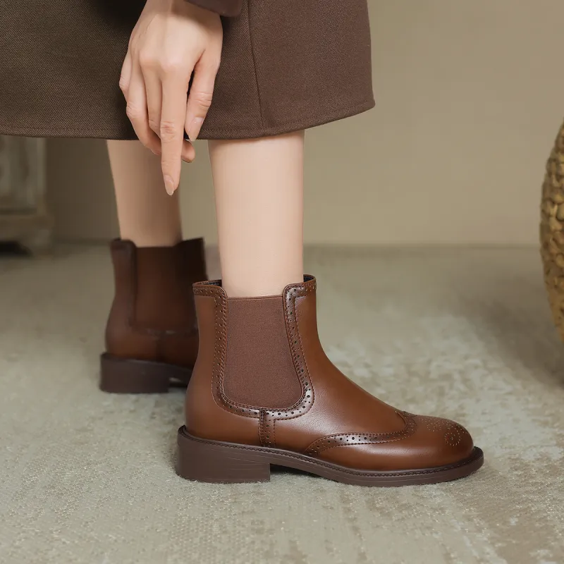 ZHR Short Chelsea Boots 5.5cm Women's-17