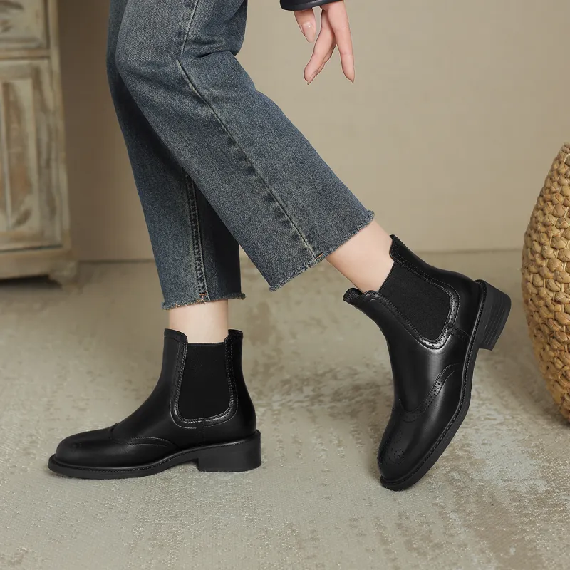 ZHR Short Chelsea Boots 5.5cm Women's-11