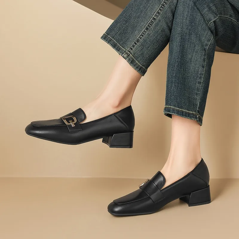 ZHR Loafers Women's Black/Beige-2