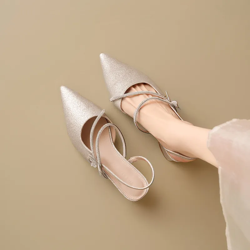 ZHR Chunky Heel High Heels 4.5cm Women's-11