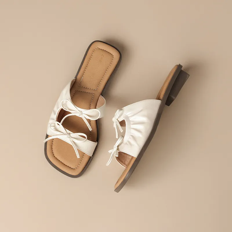 ZHR Rubber Sole Odor Resistant Slide Slippers Women's-2