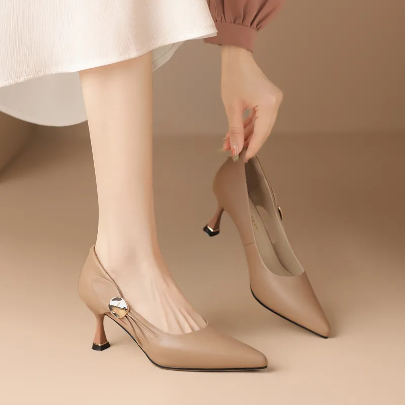ZHR Slim Heel High Heels 6.5cm Women's-19