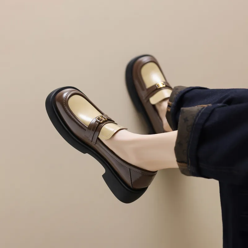ZHR Loafers 4cm Women's Bright Black-15