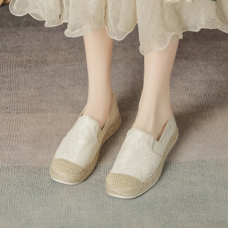 ZHR Espadrilles Women's Black/Beige-5