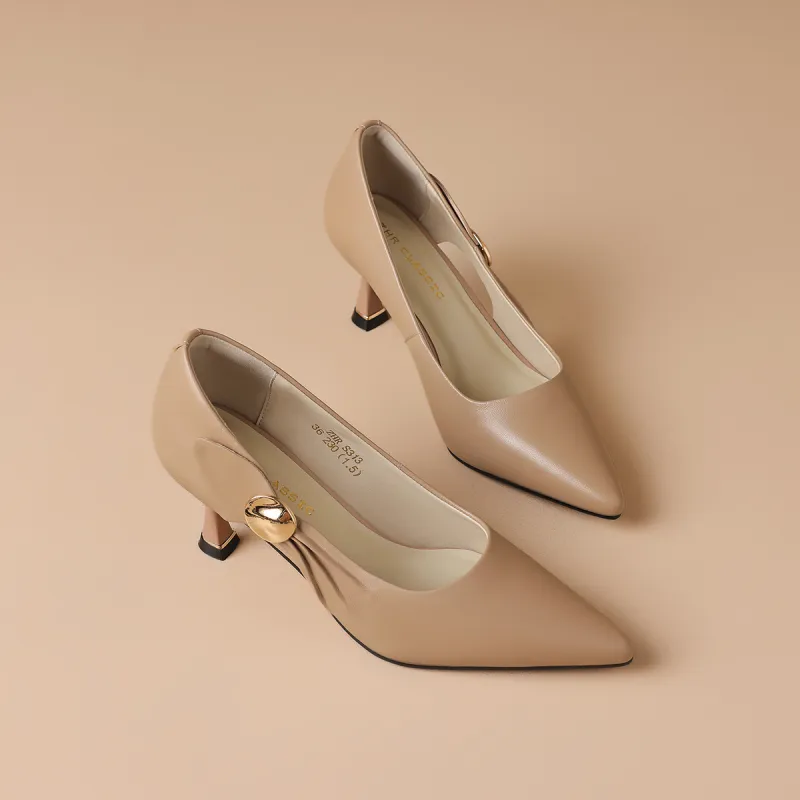 ZHR Slim Heel High Heels 6.5cm Women's-20