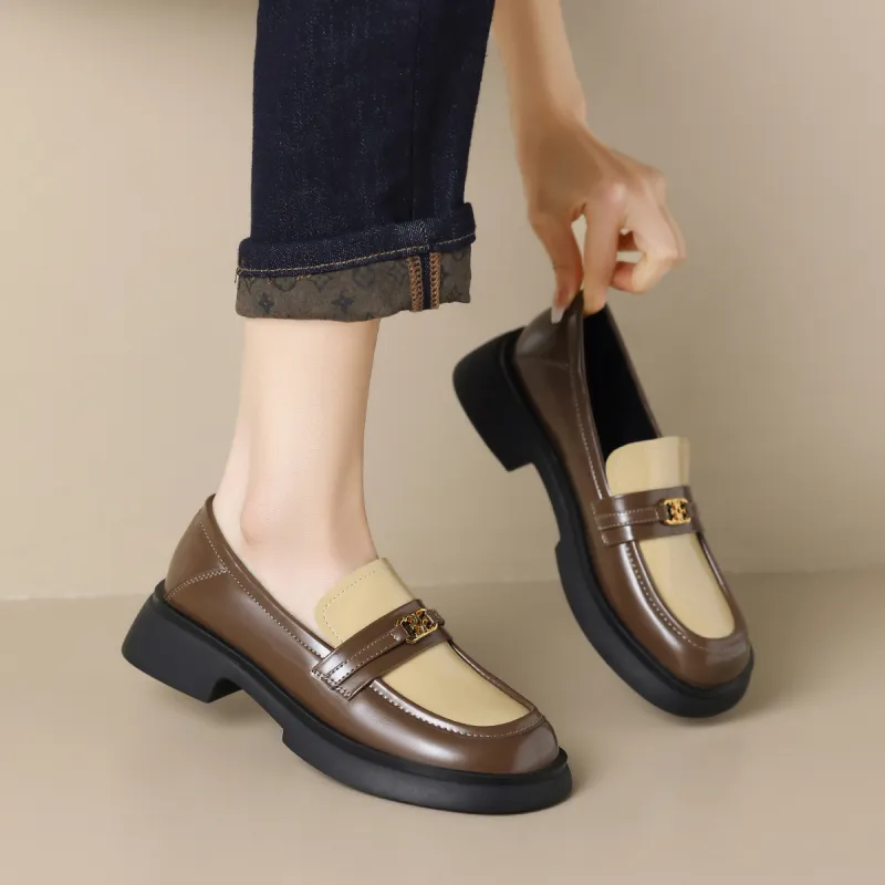 ZHR Loafers 4cm Women's Bright Black-12
