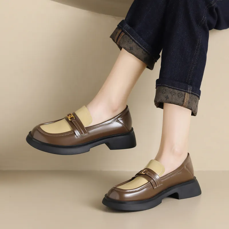ZHR Loafers 4cm Women's Bright Black-13