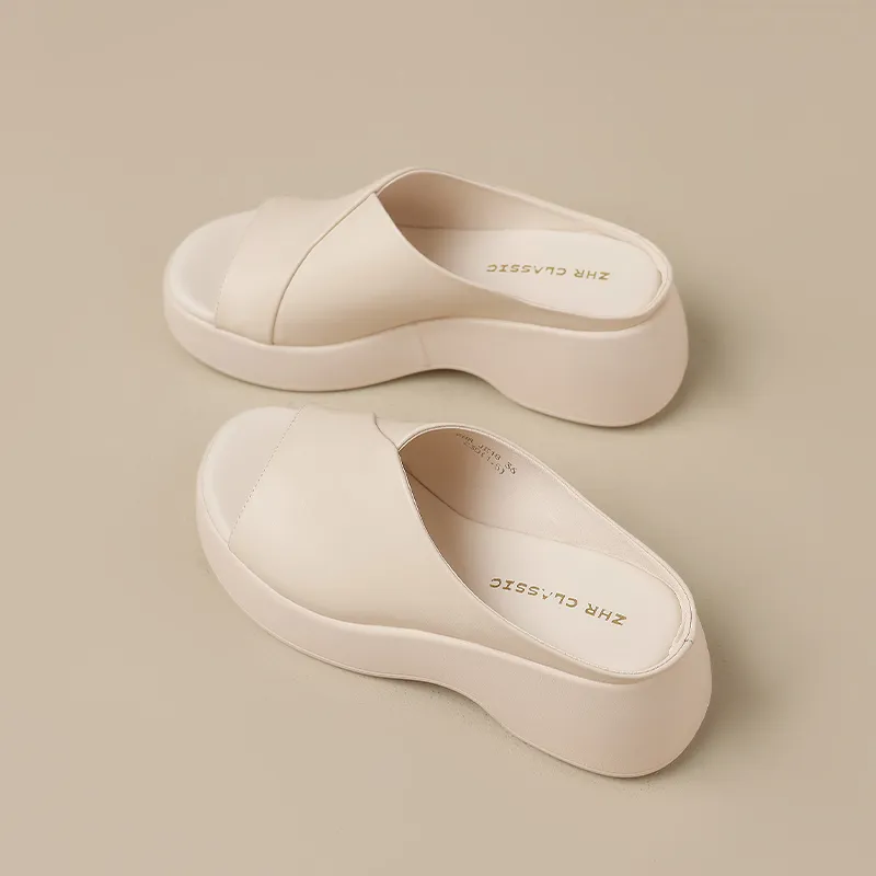 ZHR PU Polyurethane Odor Resistant Slide Slippers Women's-10