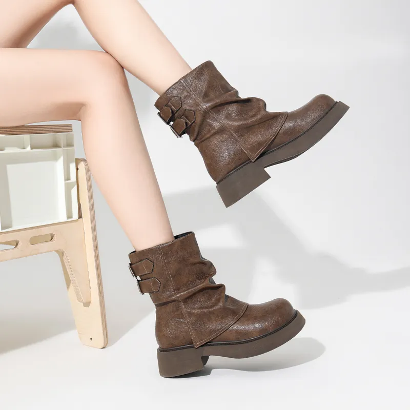 ZHR Ankle Boots Women's Black/Brown-11