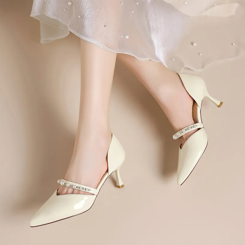 ZHR Slim Heel High Heels Women's-3