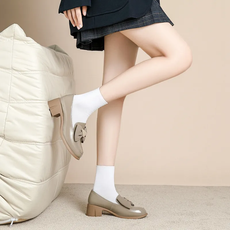 ZHR Loafers Women's Beige/Black/Gray-18