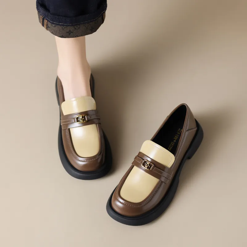 ZHR Loafers 4cm Women's Bright Black-14