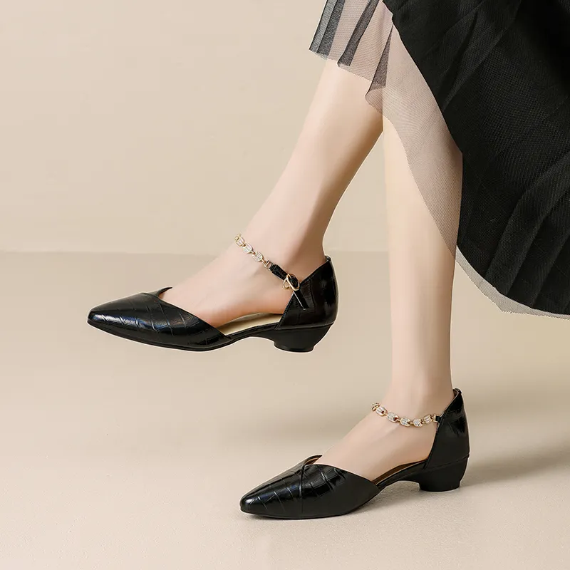 ZHR Cone Heel High Heels Women's-1