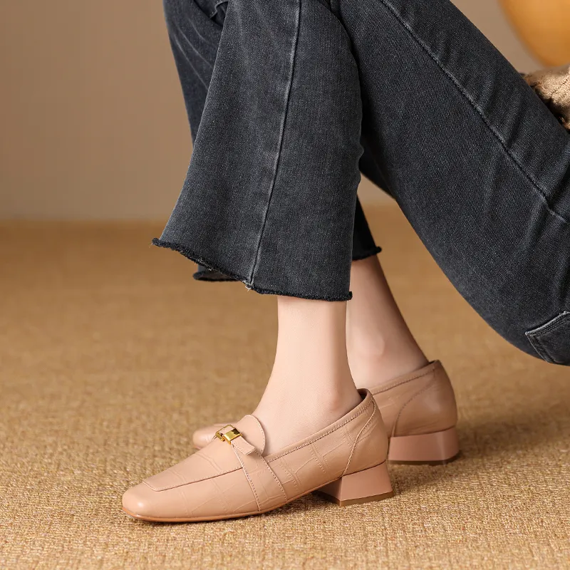 ZHR Loafers Women's Beige/Black/Nude-12