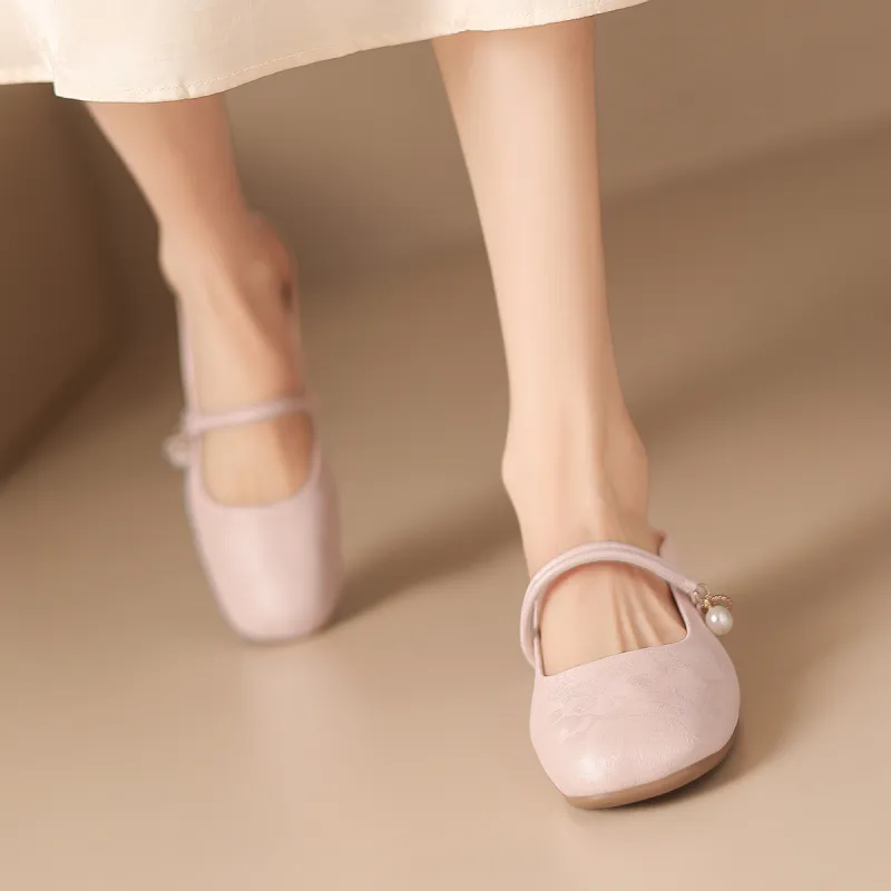 ZHR Embroidery Slip Resistant Wrap toe Slippers Women's-9