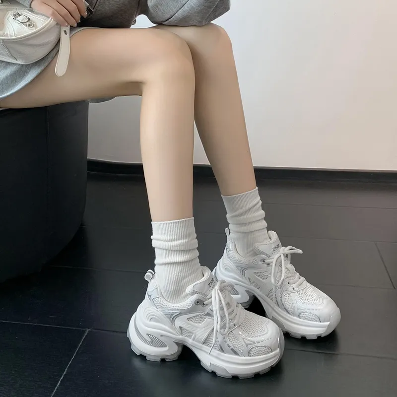 ZHR Lightweight Height Increasing Chunky Sneakers Women's-7