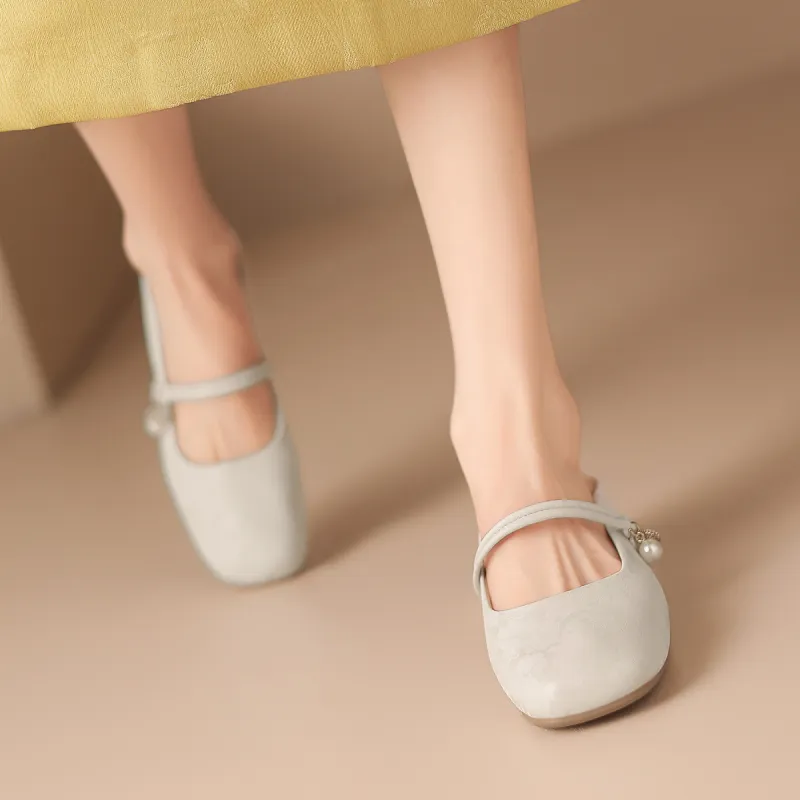 ZHR Embroidery Slip Resistant Wrap toe Slippers Women's-3