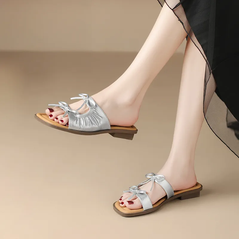 ZHR Rubber Sole Odor Resistant Slide Slippers Women's-9