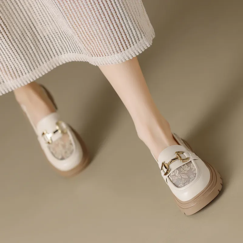 ZHR Loafers Women's Beige/Black-4