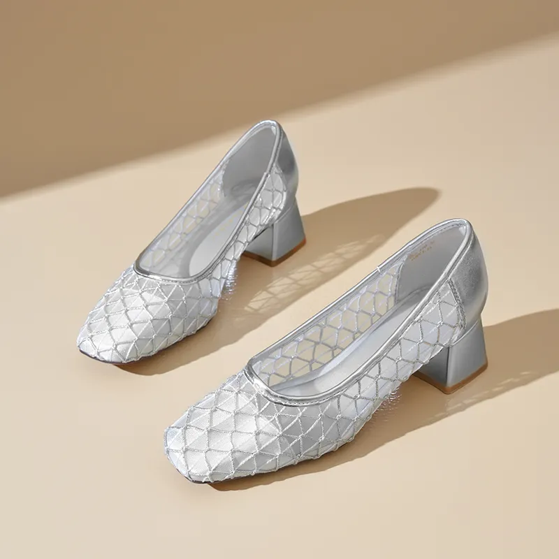 ZHR Women's Casual Shoes Women's Silver-2