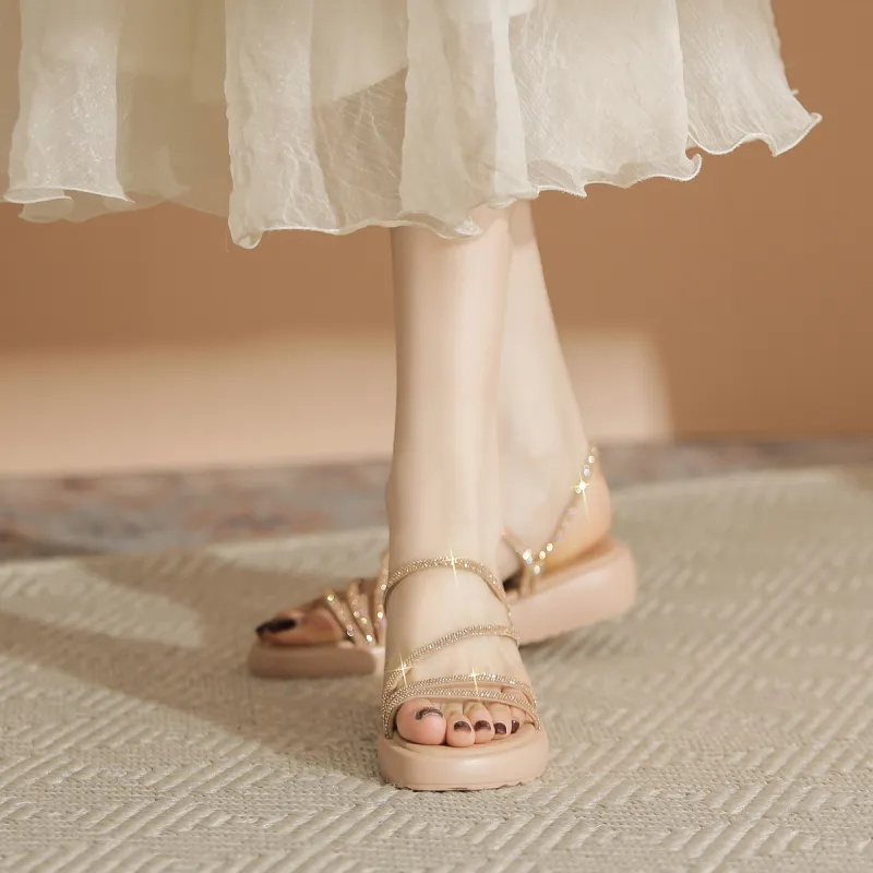 ZHR Slide Slippers Women's Silver/Champagne-10