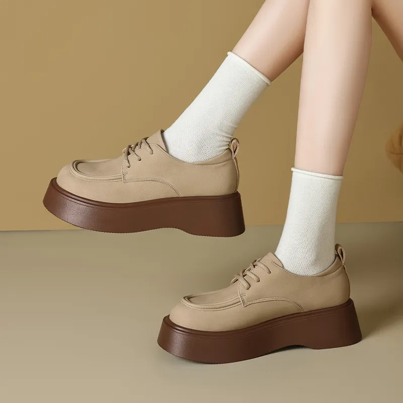 ZHR Casual Single Shoes 5cm Women's-3
