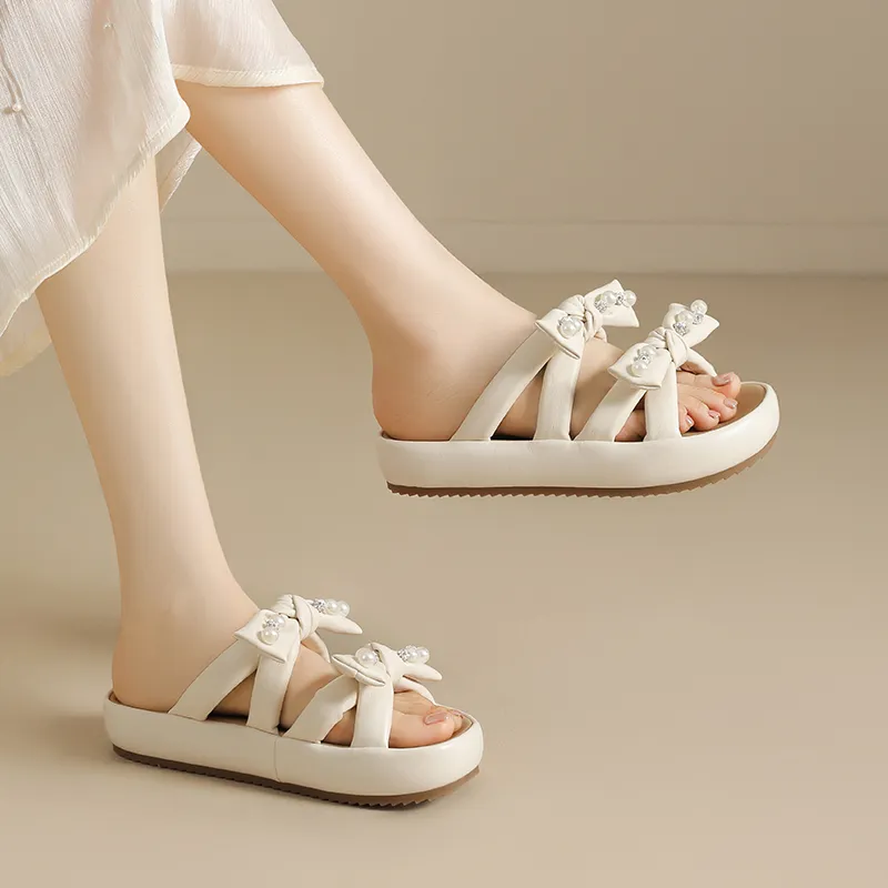 ZHR Slide Slippers Women's Light Yellow, Beige-3