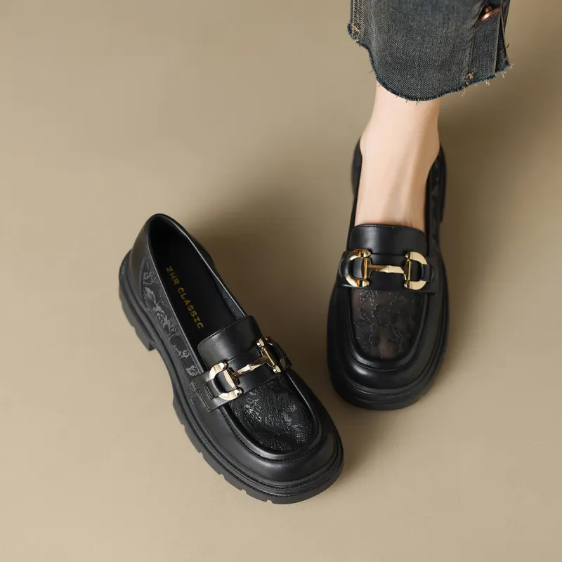 ZHR Loafers Women's Beige/Black-13