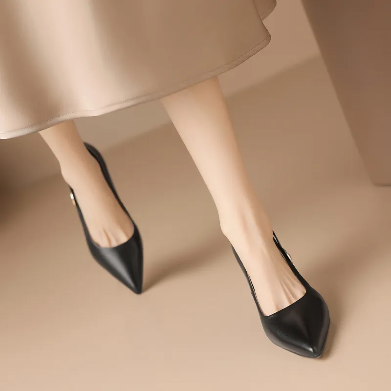 ZHR Slim Heel High Heels 6.5cm Women's-11