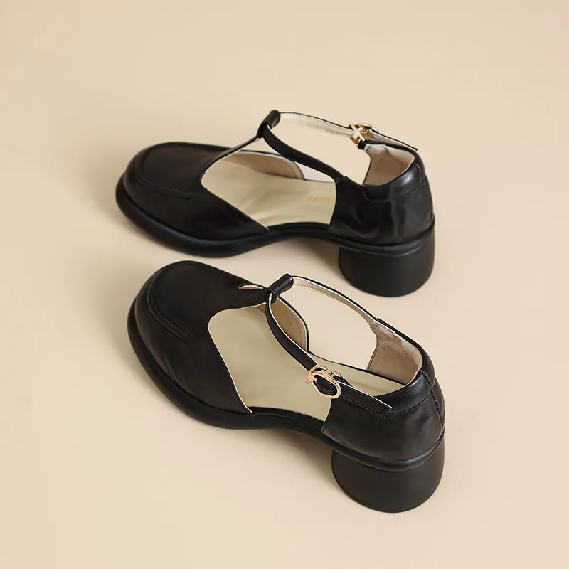 ZHR Chunky Heel High Heels Women's-7
