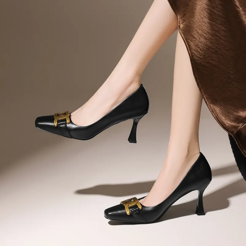 ZHR Slim Heel High Heels 7.5cm Women's-8