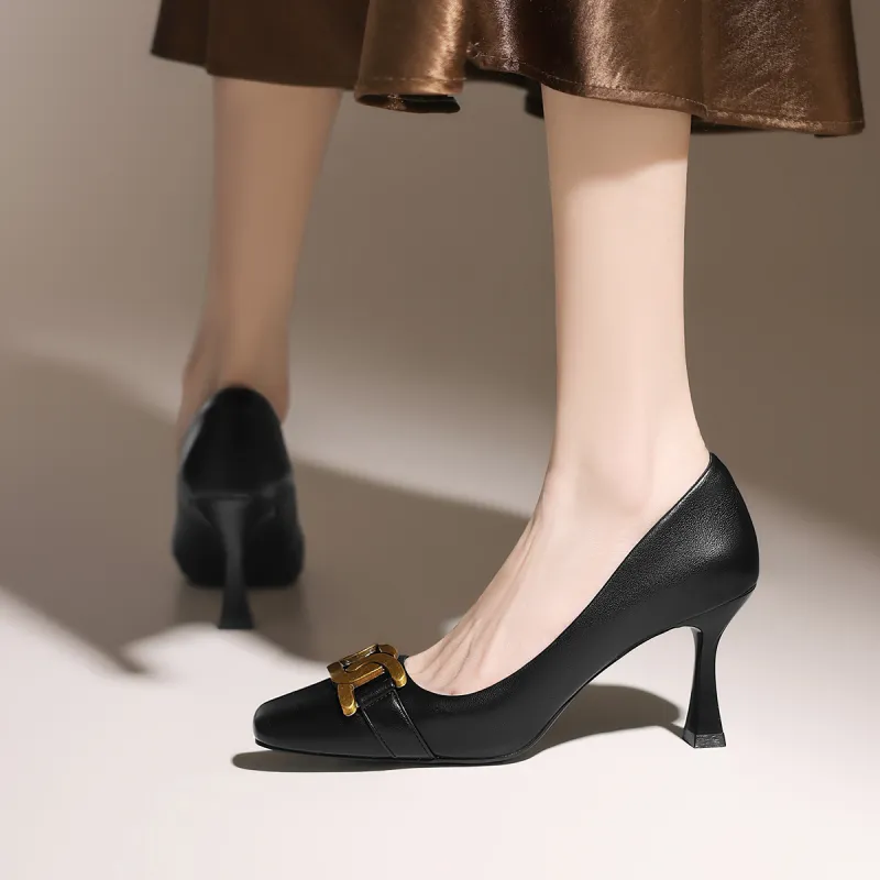 ZHR Slim Heel High Heels 7.5cm Women's-9