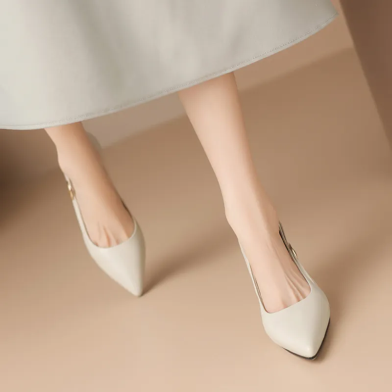 ZHR Slim Heel High Heels 6.5cm Women's-4