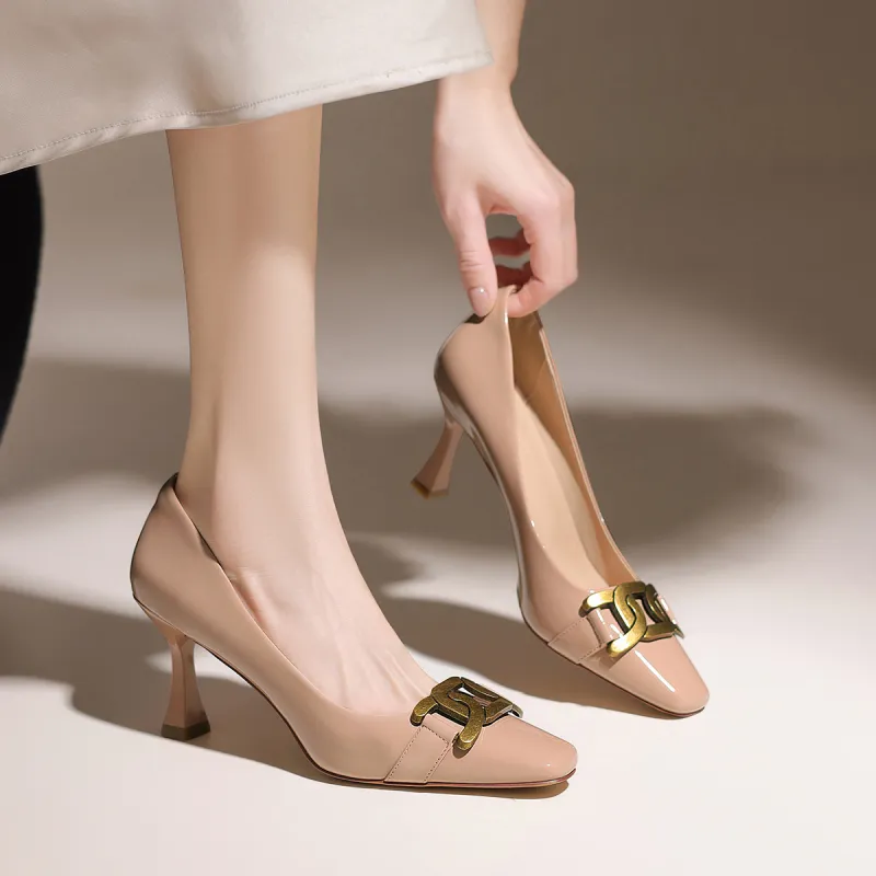 ZHR Slim Heel High Heels 7.5cm Women's-17