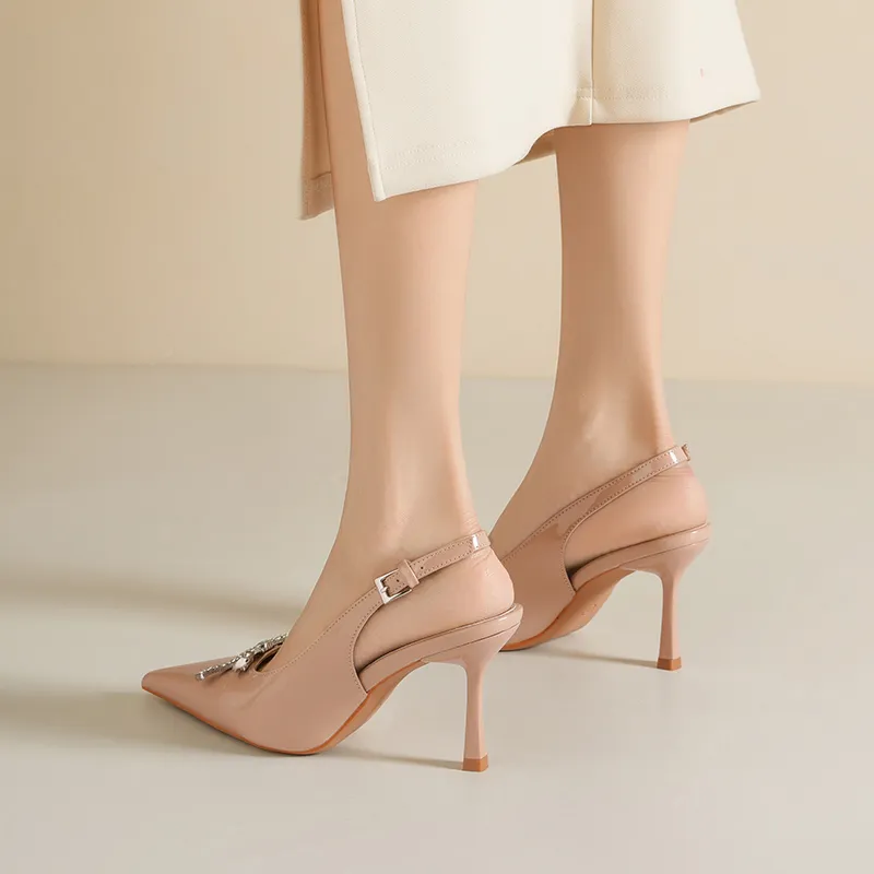 ZHR Slim Heel High Heels Women's-11