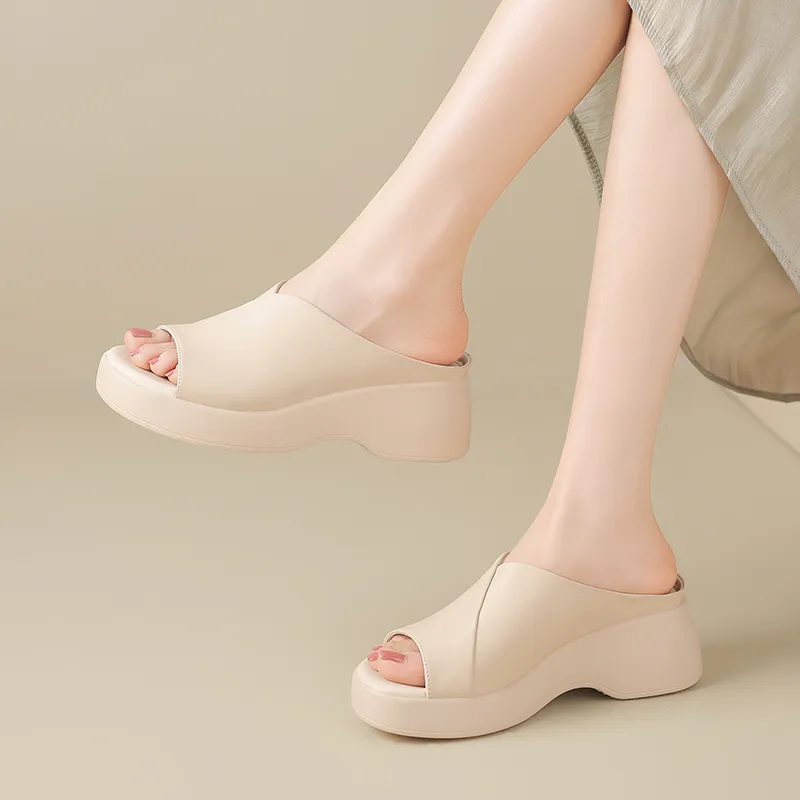 ZHR PU Polyurethane Odor Resistant Slide Slippers Women's-12