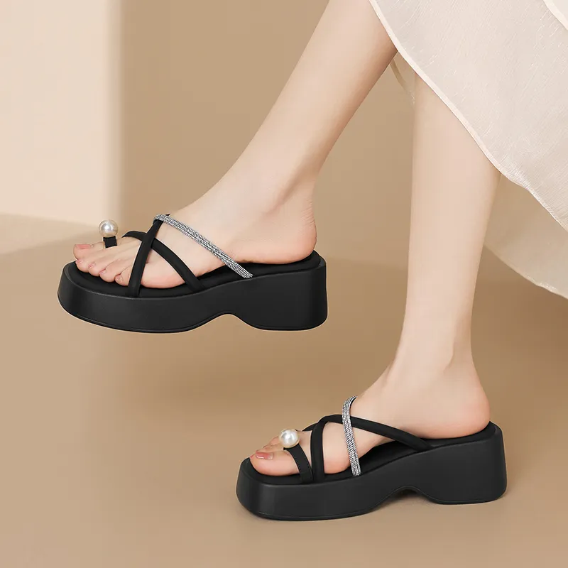 ZHR PVC Polyvinyl Chloride Odor Resistant Slide Slippers Women's-8
