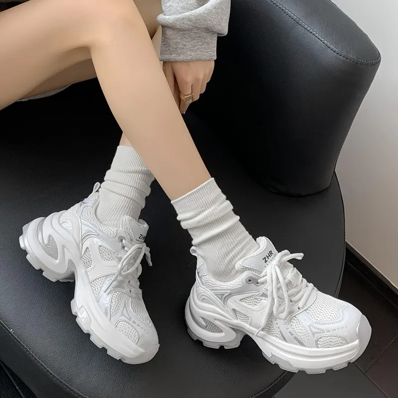 ZHR Lightweight Height Increasing Chunky Sneakers Women's-8